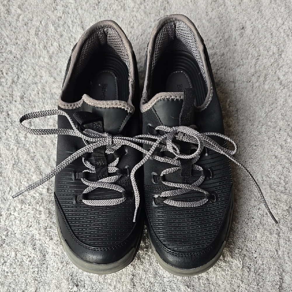 Black and Gray Athletic Shoes